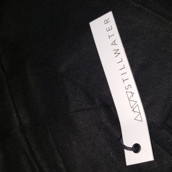 Stillwater The Parker Long Sleeve Jumpsuit Black Medium - Picture 8 of 11
